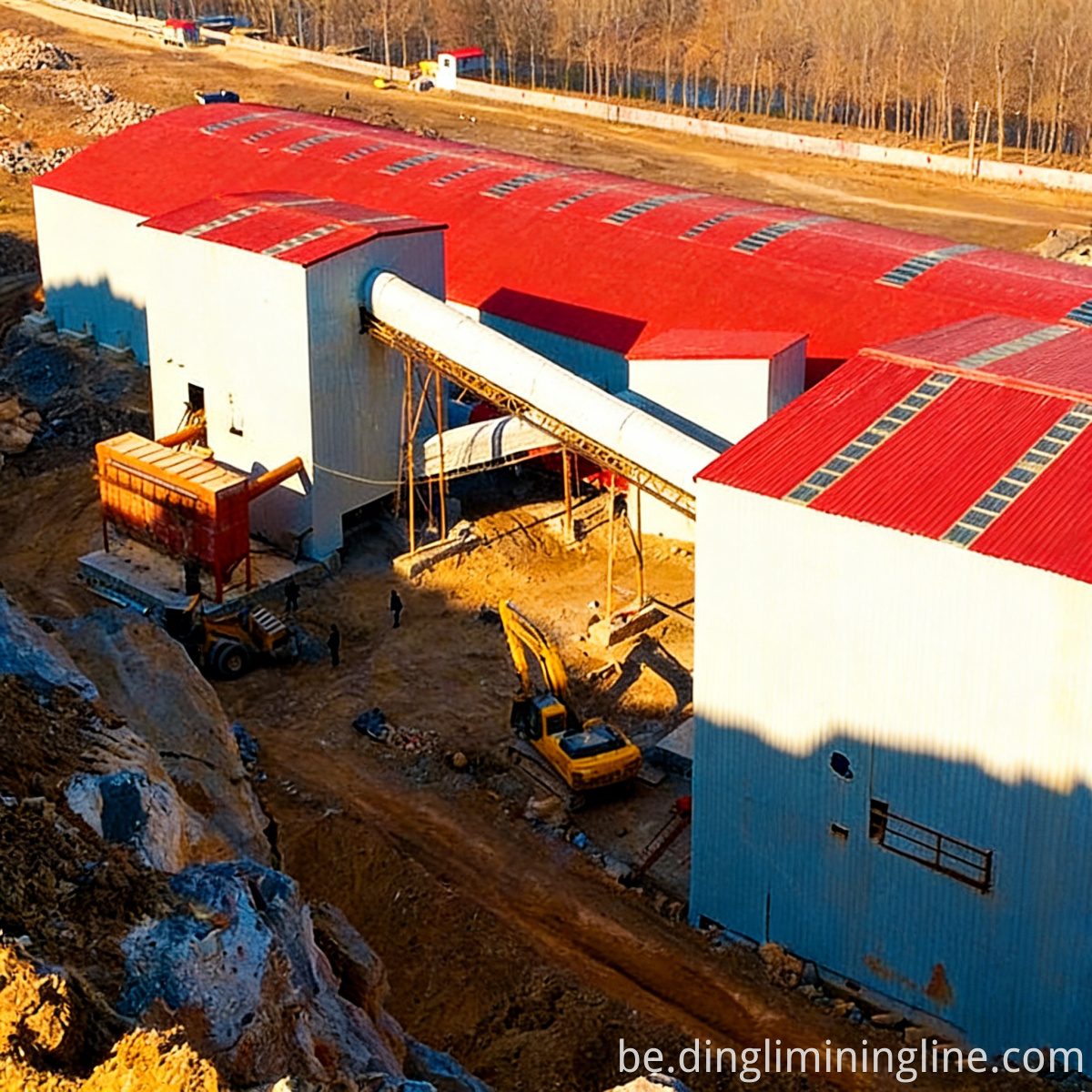 Dry Sand Aggregate Processing Line